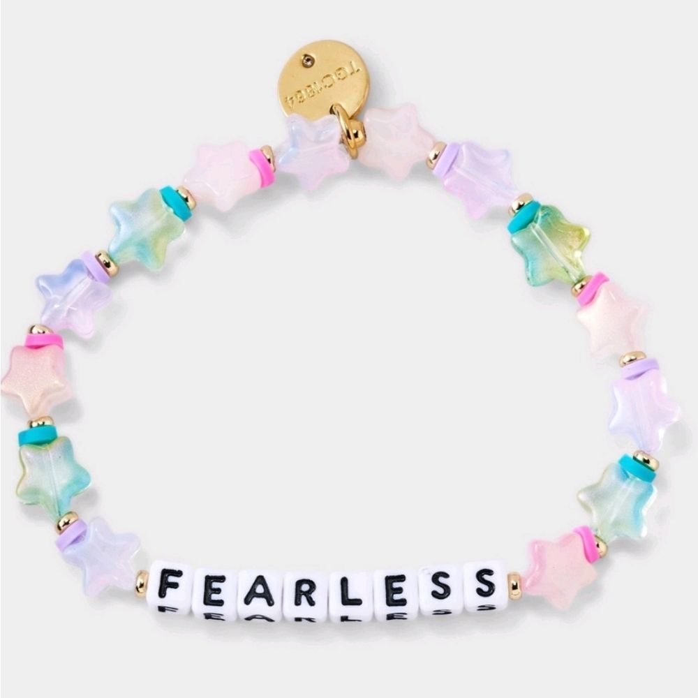 Little Words Project Fearless Beaded Stretch Bracelet‎